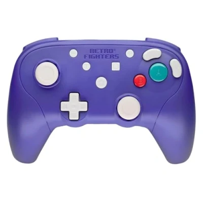 Afbeelding van Retro Fighters BattlerGC Wireless 2.4G Controller Purple Gamecube, Game Boy Player, Switch &amp; PC Compatible