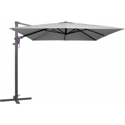 Afbeelding van Zweefparasol monaco flex iii 3x3 m polyester light grey grade6 zonw...