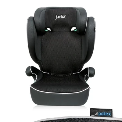 Afbeelding van Petex Basic 1500 schwarz HDPE nach ECE R129 Kinderzitje Zwart