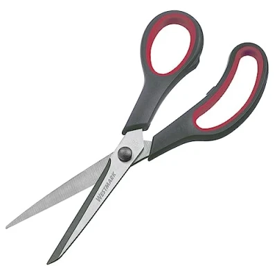 Afbeelding van Westmark Huishoudschaar 21cm multifunctionele schaar, ideaal voor het knippen van plastic, papier, karton en meer roestvrij staal, PP, TPR, zwart, rood