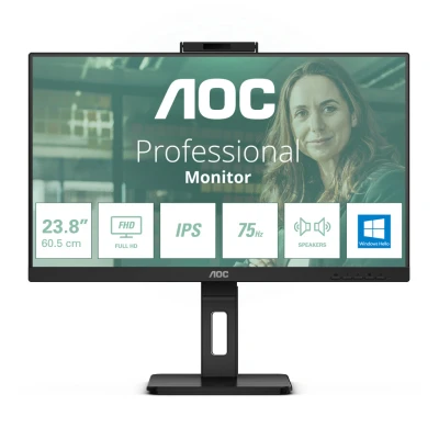 Afbeelding van AOC Pro Line 24P3CW LED monitor Energielabel E (A G) 61 cm (24 inch) 1920 x 1080 Pixel 16:9 4 ms HDMI, DisplayPort, Hoofdtelefoonaansluiting, USB 3.2 Gen 1,