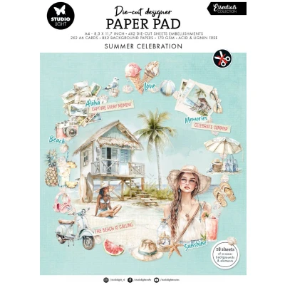 Afbeelding van Die cut Paper Pad Summer Celebration Essentials nr.311