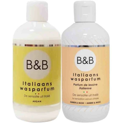 Afbeelding van B&amp;B Italiaanse Wasparfum Argan&amp;Amber Musk Pakket
