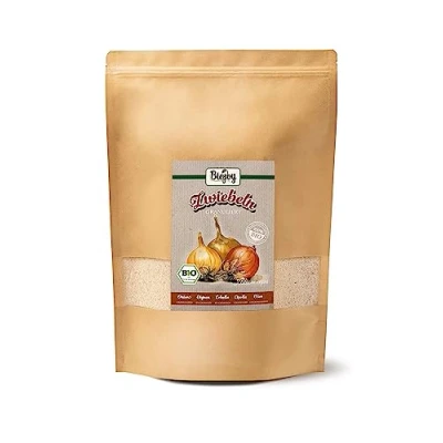 Afbeelding van Biojoy Biologisch Uien, gedroogd en gegranuleerd (1 kg), Uienkorrels voor koken (Allium cepa)