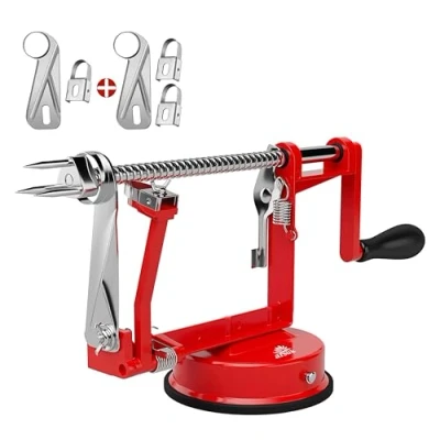 Afbeelding van ARSUK Appelschiller, Groente, Fruitschiller, Peer Aardappelschaaf Corer, Schilmachine (Rood Dunschiller)