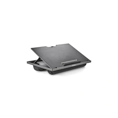 Afbeelding van NGS LAPNEST Multifunctionele en ergonomische laptopstandaard voor laptops tot 15,6&quot; met gevoerde basis, Aanpasbaar 8 hoogteniveaus.
