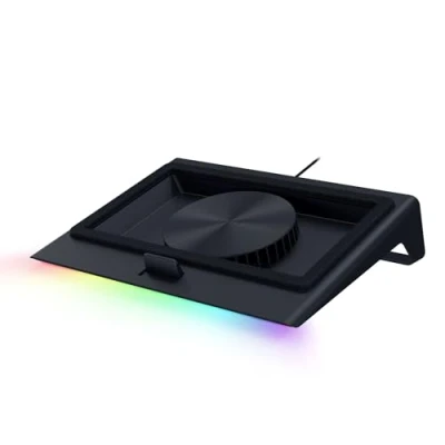 Afbeelding van Razer Laptop Cooling Pad Slimme koelpad voor 14&#039; 18&#039; laptops luchtdichte drukkamer (aanpasbare ventilator curves, 3 poorts USB A hub, verwijderbare multifunctionele knoppen) Zwart