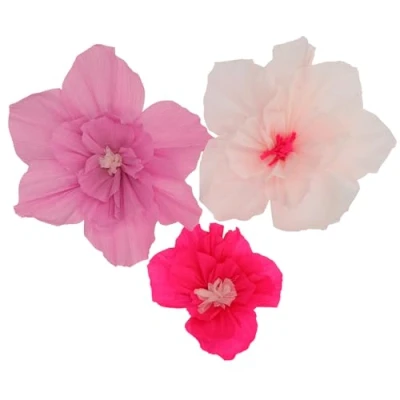 Afbeelding van Tafeldecoratie Flower Set Perfect Pink 3 stuks