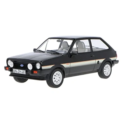 Afbeelding van Ford Fiesta XR2i 1981 Zwart Norev modelauto 1:18