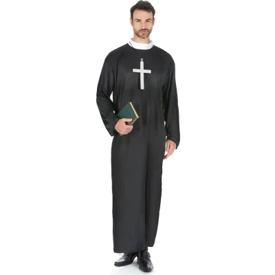 Afbeelding van &quot;Priester kostuum voor mannen Verkleedkleding XL&quot;