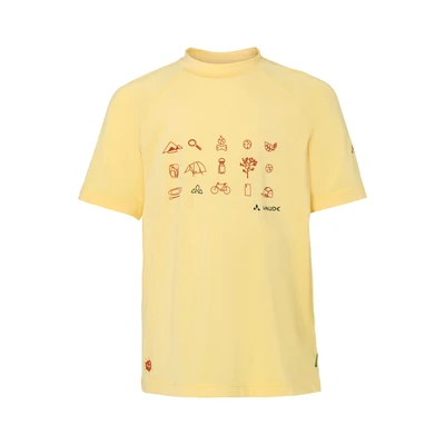 Afbeelding van Vaude Solaro Tshirt print voor kinderen, Maat: 92, Vanilla