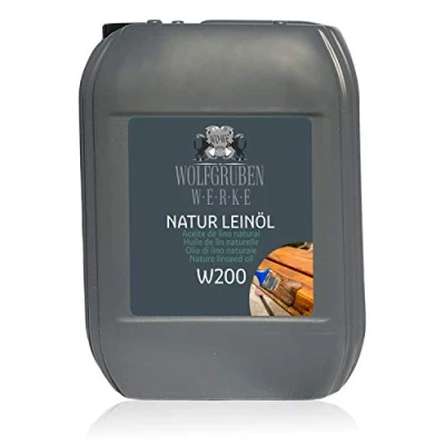 Afbeelding van Natuurlijke lijnolie houtbescherming lijnzaadolie houtolie Binnen en Buiten W200 10L