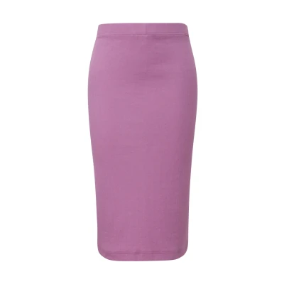 Afbeelding van QS MIT UND Schlitz Kokerrok, Dames, Maat: 32, Lavendel