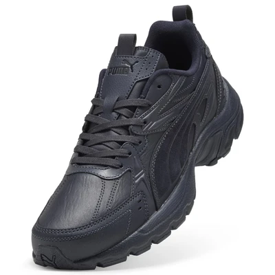Afbeelding van Milenio Tech Leather unisex sneakers, Blauw/Wit, Maat 42,5 PUMA