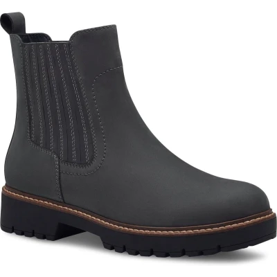Afbeelding van Tamaris Korte laarzen, Dames, Maat: 36, Dark grey Leer