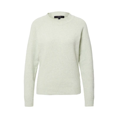 Afbeelding van Vero Moda Vmdoffy Ls O hals Blouse Ga Noos Pullover trui dames,Reseda/detail: melange,XS