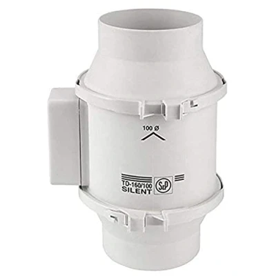 Afbeelding van Soler &amp; Palau TD 160 SILENT serie buisventilator m3/h, 100 mm aansluiting/buisventilator