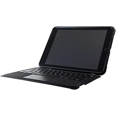 Afbeelding van OtterBox Unlimited Hoes Geschikt voor Apple iPad 10.2 (7e/8e/9e gen) Toetsenbord AZERTY met Trackpad Book Case Zwart