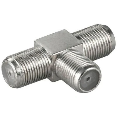 Afbeelding van F Connector Splitter Goobay