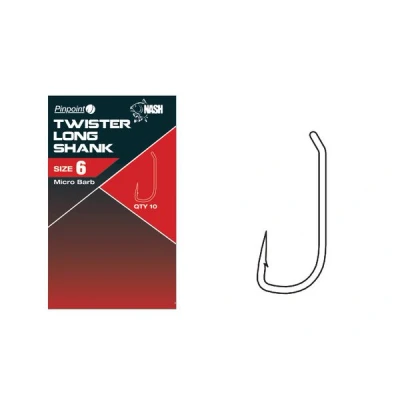 Afbeelding van Kevin Nash Twister Long Shank Size 5 Vishaak