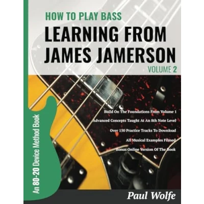 Afbeelding van How To Play Bass Learning From James Jamerson Volume 2: An 80 20 Device Method Book