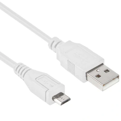 Afbeelding van Micro USB kabel A naar Wit 0.3 meter Allteq