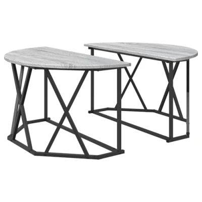 Afbeelding van vidaXL Grijs Sonoma Engineered Hout Gemiddeld Decoratieve Inlegstukken