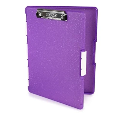 Afbeelding van Dexas Slimcase 2 opbergklembord met zijopening, 31,8 x 24,1 cm, paars glitter 3517 527GWP