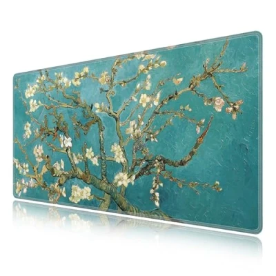 Afbeelding van LL COEUR Landschap Grote Natuurlijk Rubber Antislip Muismat Computer Kantoor Bureaulegger (1200 x 600 3 mm, Abrikoos)