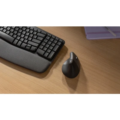 Afbeelding van Logitech Lift Verticale Ergonomische Muis Zwart