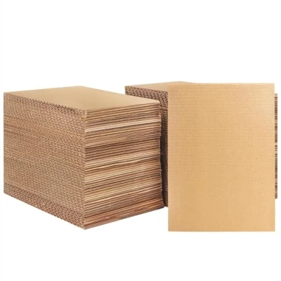 Afbeelding van Belle Vous Bruine Geribbelde Verpakking Karton Vellen (100 Pak) 18 x 12,5 cm 2,8 mm Dik Plat Hobby Bord Voor Versturen, Kunst, en