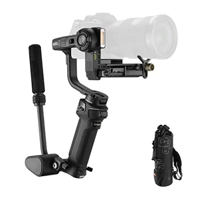 Afbeelding van ZHIYUN Weebill 3S Combo [Officieel] Gimbal stabilisator voor DSLR en spiegelloze camera, 3 assige stabilizer met statief/handgreep/polssteun, licht, tas, Nikon, Canon, Sony enz