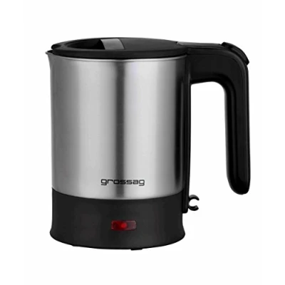 Afbeelding van Grossag WK6.07 Elektrische waterkoker WK 6 met kunststof pan van maximaal 0,5 liter, automatische stoomstop, knop voor start en stop, verborgen verwarmingselement,