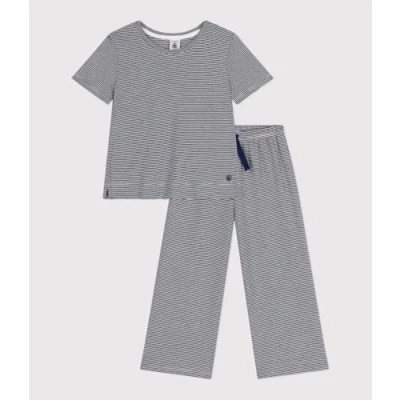 Afbeelding van Petit Bateau Pyjamabroek voor kinderen, Maat: 152, Smoking marshmallow