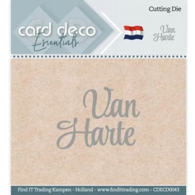 Afbeelding van Card Deco Essentials Cutting Dies Van Harte