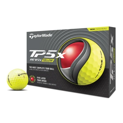 Afbeelding van Taylormade TP5X TM23 Golfballen Geel