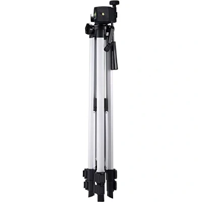 Afbeelding van TOOLCRAFT Tripod 1/4 inch Werkhoogte: 51 150 cm Silver Inox Waterpas