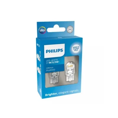 Afbeelding van Philips W21/5W LED Retrofit Wit 12V 2 Stuks