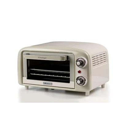 Afbeelding van Ariete 3919 Vintage elektrische oven, 800 W, inhoud 10 l, dubbele beglazing, retro, beige