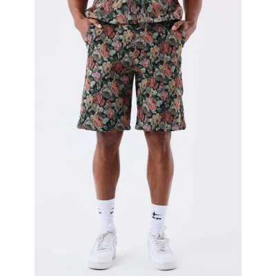 Afbeelding van Project X Paris Fleurie Shorts, Heren, Maat: Small, Noir