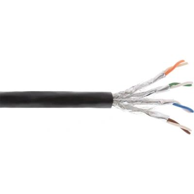 Afbeelding van open eind Kabel 500 meter CAT7a/PoE InLine
