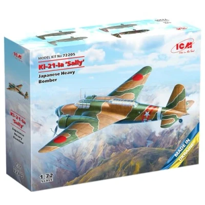 Afbeelding van 1:72 ICM 72205 Ki 21 Ia Sally Japanese Heavy Bomber Plastic Modelbouwpakket