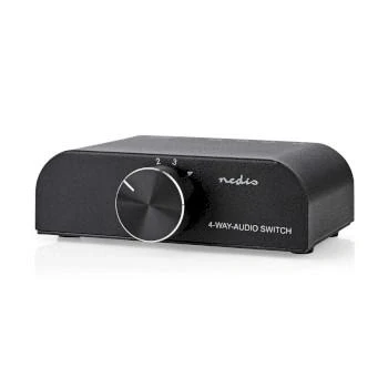 Afbeelding van Analoge Audio Switch 4 Poorts poort(en) Input: 1x 3,5 mm Input /