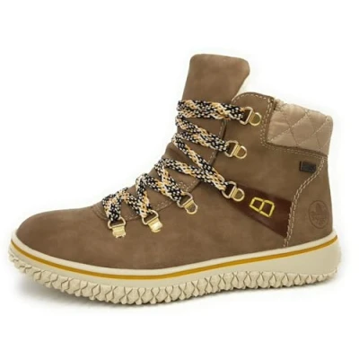 Afbeelding van Rieker Z4238, dameslaarzen, Beige, 37 EU