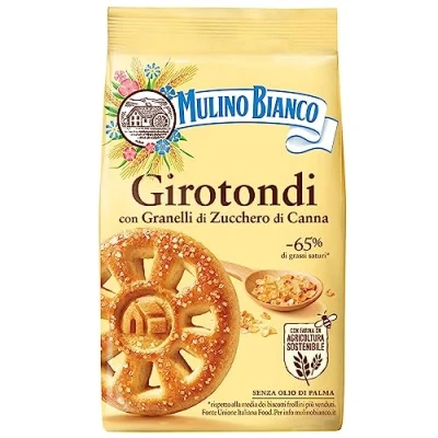 Afbeelding van MULINO BIANCO Girotondi Kruimelkoekjes met suiker 350g