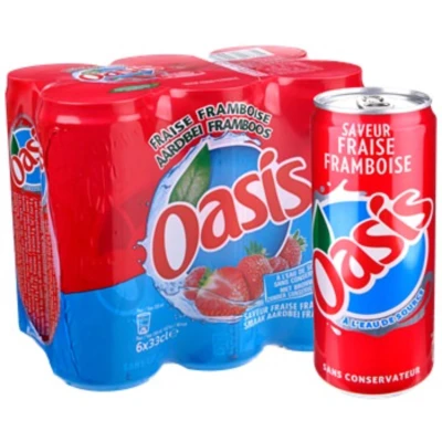 Afbeelding van Oasis Aardbei Framboos 24x33cl