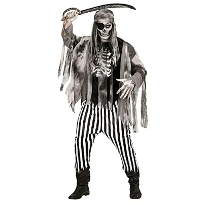 Afbeelding van W WIDMANN MILANO PARTY FASHION Kostuum spookschip piraat, geest, vrijbuiter, horror, Halloween, carnavalskostuums, Meerkleurig, L