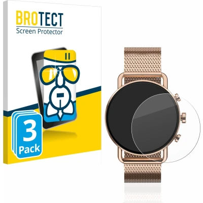 Afbeelding van BROTECT Screenprotector voor Skagen Falster Gen 6 (41 mm) Folie Beschermfolie Beschermglas transparant (3 Stuks)