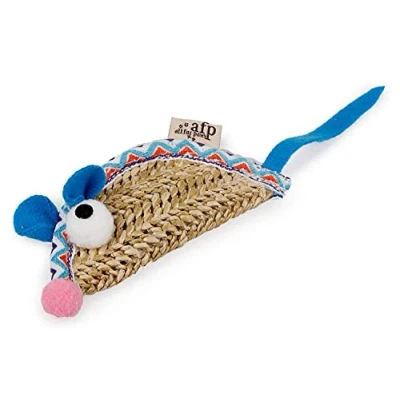 Afbeelding van All For Paws Whisker Fiesta Taco Mouse Kattenspeelgoed 9X5X9.5 cm Multi Color