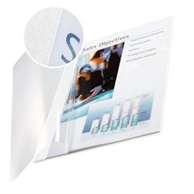 Afbeelding van Leitz 74150001 Boekbindemap impressBIND, Soft Cover, A4, 14 mm, 10 stuks, wit